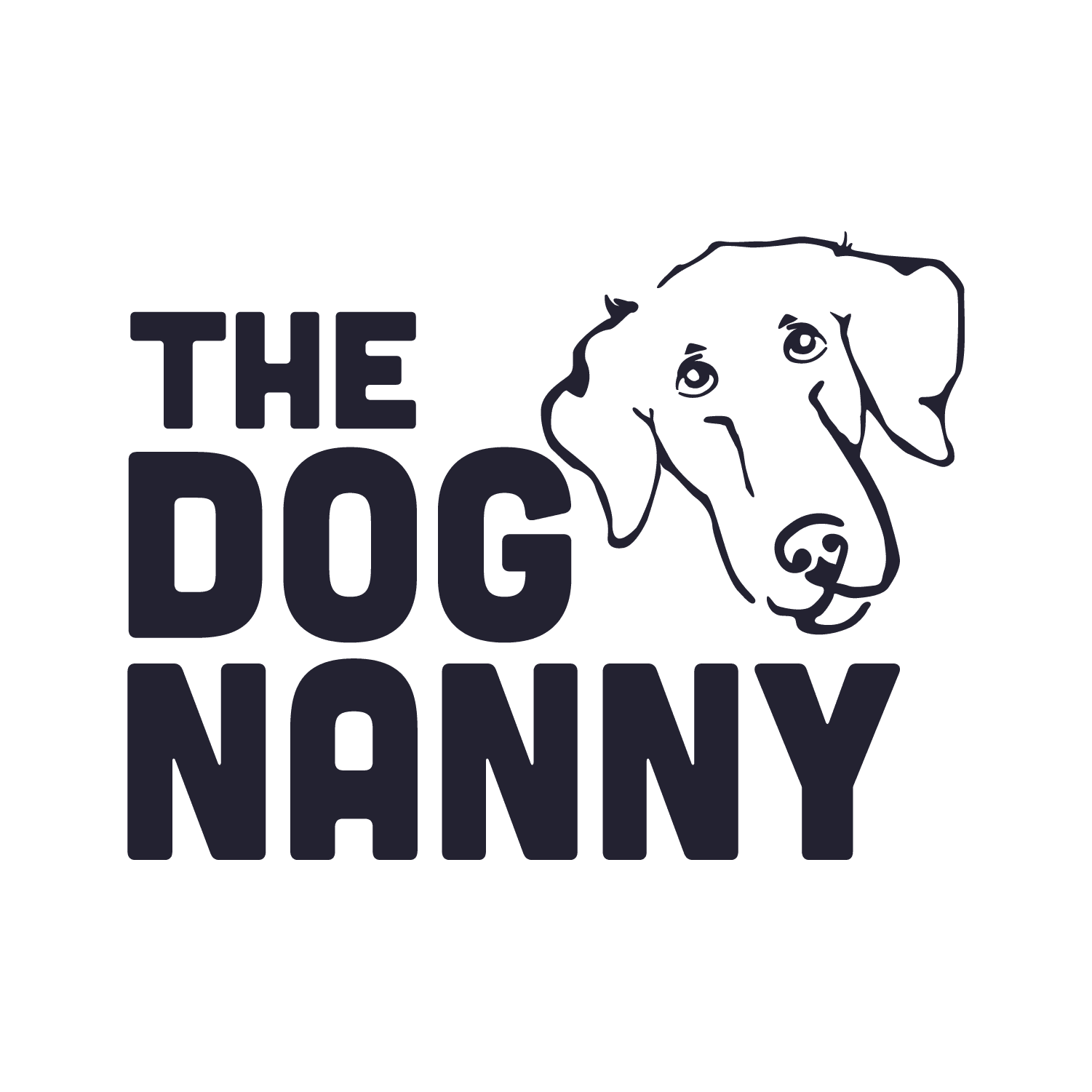 The dog nanny logo